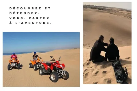 2 Activities in 1 from Agadir: Quad Biking and Sandboarding in Agadir, Morocco