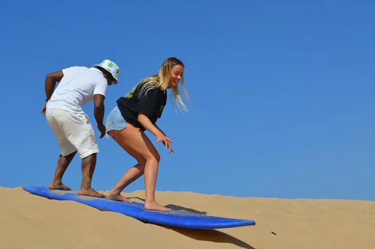 Agadir Sandboarding: Learn to Ride the Timlalin Dunes in Agadir, Morocco